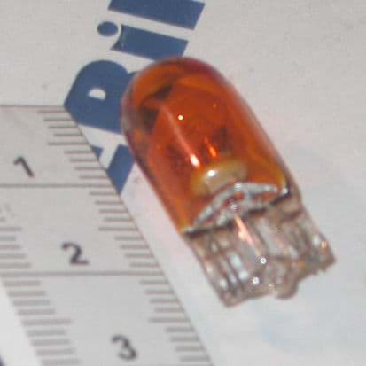 A.PiERiNGER. 12V 5W gelb orange Glassockellampe W2,1x9,5d WY5W Lampe  GE-Ligthing 501AMBER