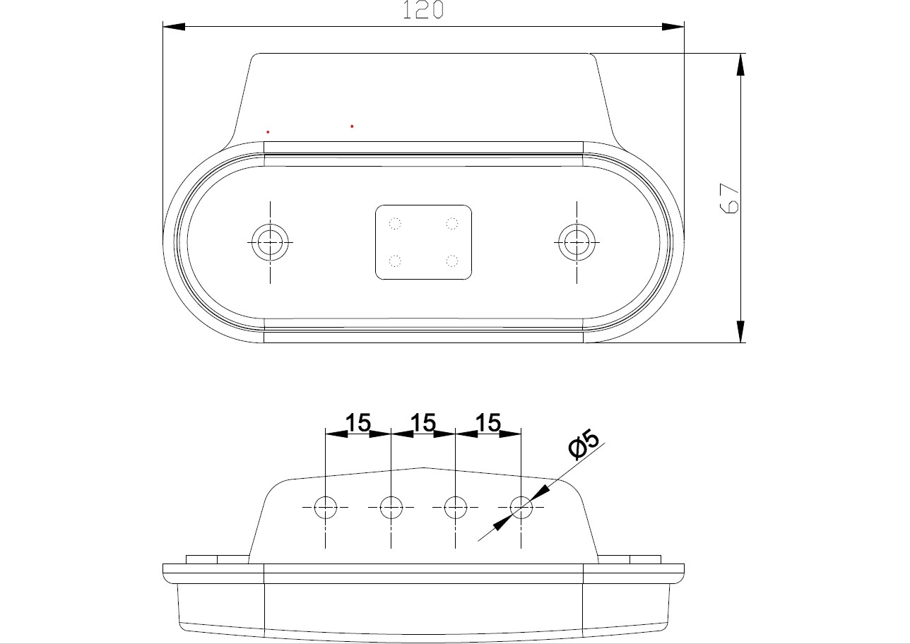 A Pieringer Led Rear Position Lamp