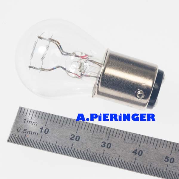 A.PiERiNGER. GE 1078 24V 21/5W Lampe 2 Faden P21/5W BAY15d GE-Lighting  General Electircs