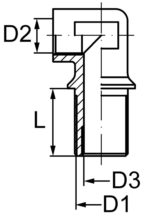 Bild von WABCO 8901595814 Fitting / Winkelstueck