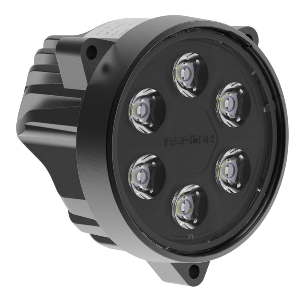 Aspöck 28-8524-337 Arbeitsscheinwerfer breit Workpoint II Advanced 2500Lumen Deutsch Anschluss, 60° Weitstrahler, 10-33 V, IP6K9K