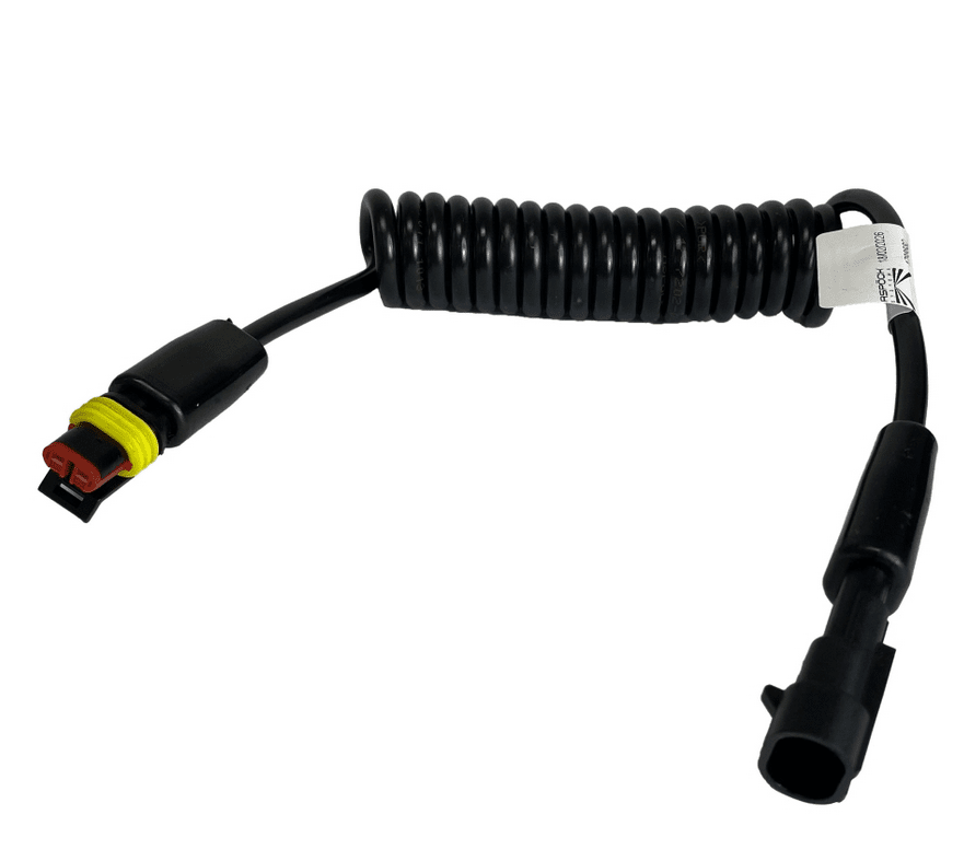 Aspöck 69-0055-004 Wendelkabel 2 polig 24V Superseal, Stift und Buchse